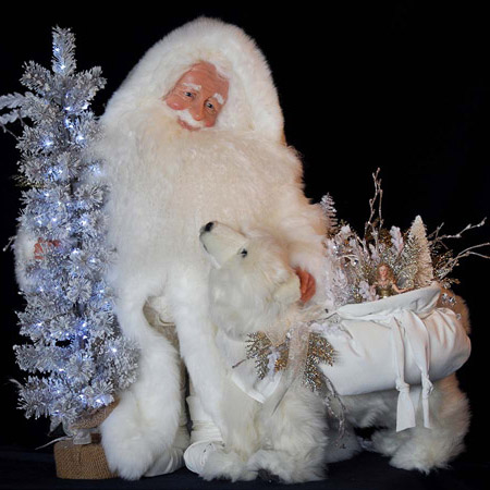 Arctic Sparkle Collectible Santa