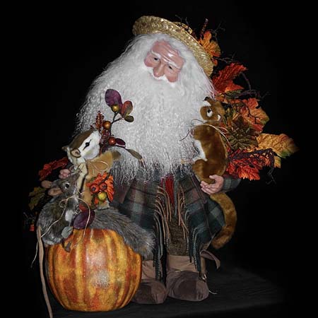 Fall Frolic Collectible Santa